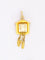 Pendentif Pendentif charme coucou vintage en or jaune 18 carats 58 Facettes 1128.6