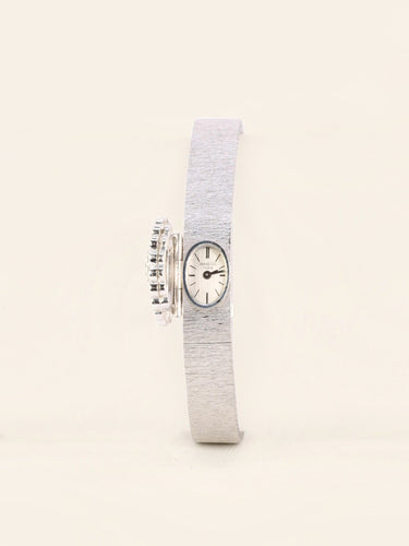 Montre André Col - Montre à secret en or blanc 18 carats et diamants 58 Facettes 1126.5