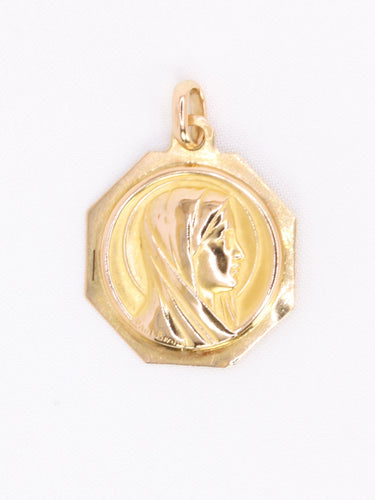 Pendentif Paul Brandt - Pendentif médaille Art déco en or jaune 18 carats 58 Facettes 1CA0000005/1