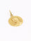 Pendentif Médaille ancienne Vierge de profil en or jaune 58 Facettes 1182.2