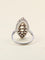Bague 53 Bague marquise ancienne en or blanc 18 carats et diamants 58 Facettes 1142.3