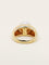 Bague 58 TECLA - Bague jonc en or jaune 18 carats et perle bouton 58 Facettes 1204.1