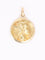 Pendentif Médaille religieuse ange en or jaune 18 carats 58 Facettes 1179.3