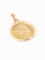 Pendentif Médaille religieuse ange en or jaune 18 carats 58 Facettes 1179.3