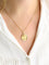 Pendentif Médaille religieuse ange en or jaune 18 carats 58 Facettes 1179.3