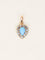 Pendentif Pendentif poire en or jaune 15k avec turquoise et diamants 58 Facettes 1115.3