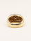 Bague 54 OJ Perrin - Bague motif pyramidal en or jaune 18 carats et diamants 58 Facettes 1211.4