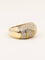 Bague 54 OJ Perrin - Bague motif pyramidal en or jaune 18 carats et diamants 58 Facettes 1211.4