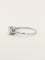 Bague 57.5 Bague solitaire en or blanc 18k avec diamant 0,70 ct 58 Facettes 1196