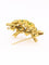 Broche Broche tortue en or jaune 18 carats, émeraudes et rubis 58 Facettes 1170.2