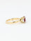 Bague 55 Bague trilogie or jaune rubis diamants trillion 58 Facettes 1109.4