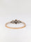 Bracelet Bracelet jonc or rose diamants taille ancienne 58 Facettes 664