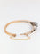 Bracelet Bracelet jonc or rose diamants taille ancienne 58 Facettes 664