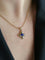 Pendentif Pendentif charms vintage fleur or jaune saphir 58 Facettes 1130.5
