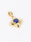 Pendentif Pendentif charms vintage fleur or jaune saphir 58 Facettes 1130.5