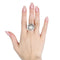 Bague Bague en or blanc 18 ct avec perle australienne et diamants 58 Facettes 5669