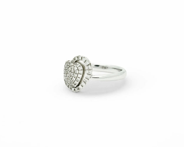 Bague Anello cuore Recarlo con diamanti 58 Facettes 7791