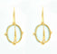 Boucles d'oreilles Pomellato Griffe - Boucles d’oreilles en or jaune 18 kt et aigues-marines 58 Facettes 9358