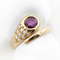Bague Bague serpent en or jaune 18 kt avec rubis 0,80 ct et diamants 58 Facettes 8951