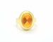 Bague 57 Pomellato - Bague vintage en or jaune 18 ct au quartz citrine 58 Facettes 9837