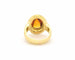Bague 57 Pomellato - Bague vintage en or jaune 18 ct au quartz citrine 58 Facettes 9837