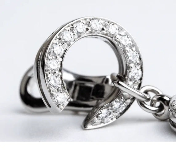 Boucles d'oreilles Bulgari Astrale - Boucles d'oreilles en or et diamants 58 Facettes 12915