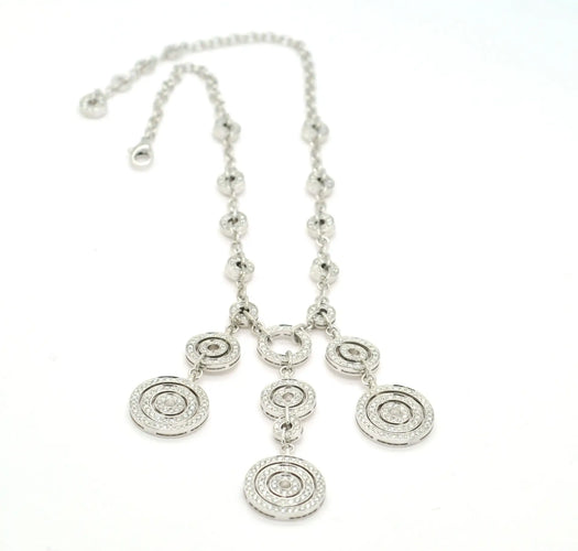 Collier Bulgari Astrale - Collier en or blanc 18 ct et diamants 58 Facettes 12909