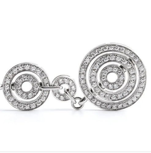 Collier Bulgari Astrale - Collier en or blanc 18 ct et diamants 58 Facettes 12909