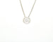 Collier Collier point lumineux en or blanc 18 ct, diamant 0,60 ct 58 Facettes 13124