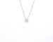 Collier Collier point lumineux en or blanc 18 ct, diamant 0,60 ct 58 Facettes 13124