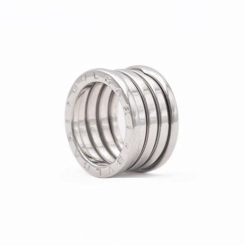 Bulgari B.zero1 - Bague 4 fasces en or blanc
