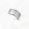 Bulgari B.zero1 - Bague 4 fasces en or blanc
