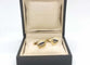 Boutons de manchette Bulgari - Boutons de manchette en or jaune 18 ct et acier 17 mm 58 Facettes 20996
