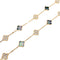 Collier Van Cleef & Arpels Vintage Alhambra - Sautoir en or rose nacre et diamants 58 Facettes 35305
