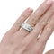 Bague 50 Boucheron - Bague bandeau en or blanc et diamants 58 Facettes 35291