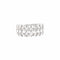 Bague 50 Boucheron - Bague bandeau en or blanc et diamants 58 Facettes 35291