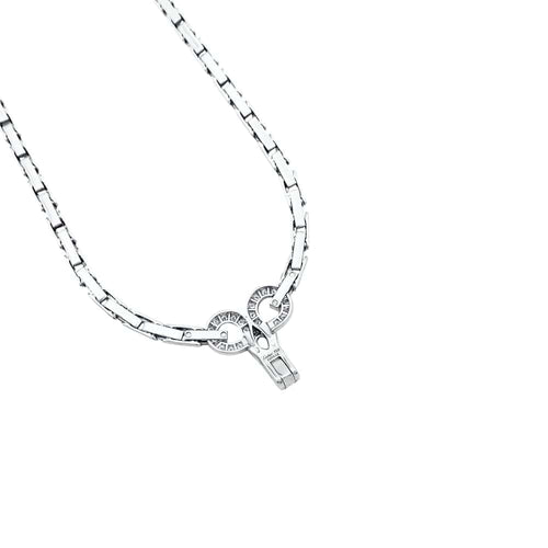 Collier Cartier Agrafe - Collier en or blanc et diamants 58 Facettes 35235