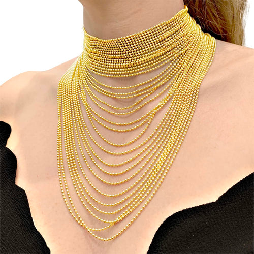 Collier Cartier Draperie - Collier en or jaune 750 58 Facettes 35233