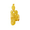 Bague 51 Bague « Volutes » en or jaune 18 carats 58 Facettes 35269