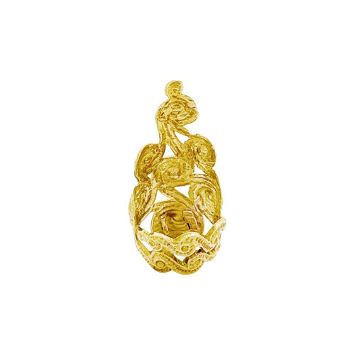 Bague 51 Bague « Volutes » en or jaune 18 carats 58 Facettes 35269