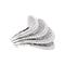 Bague 53 De Grisogono Onde - Bague en or blanc pavée de diamants 58 Facettes 33895