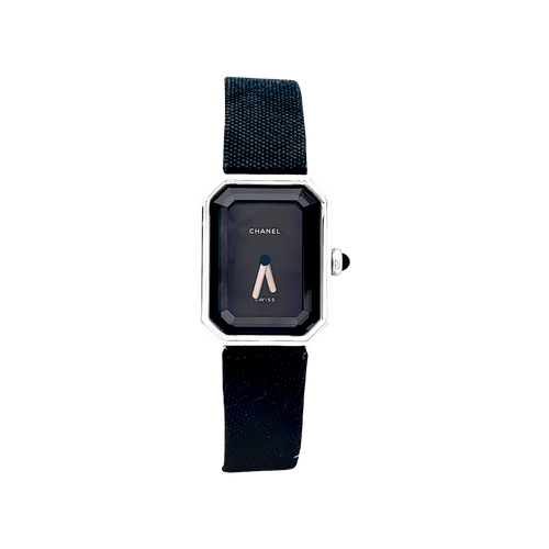 Montre Chanel Première - Montre en platine 950 sur bracelet en cuir 58 Facettes 34261