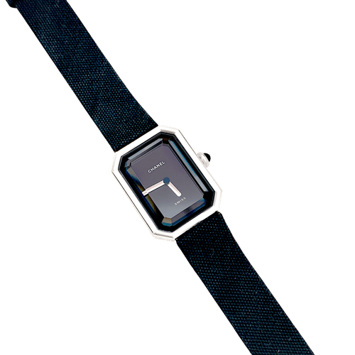 Montre Chanel Première - Montre en platine 950 sur bracelet en cuir 58 Facettes 34261