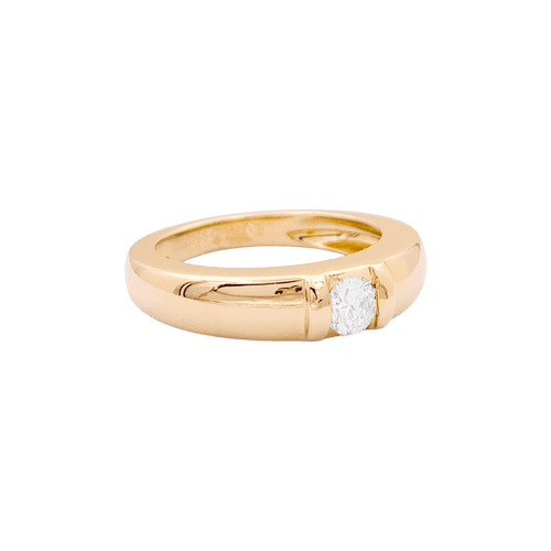 Bague 51 Chaumet Gioia - Bague jonc en or jaune et diamant 58 Facettes 34585