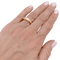 Bague 51 Chaumet Gioia - Bague jonc en or jaune et diamant 58 Facettes 34585
