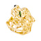 Bague 53 Cartier Panthère de Cartier - Bague en or jaune 750, tsavorites et onyx 58 Facettes 34839