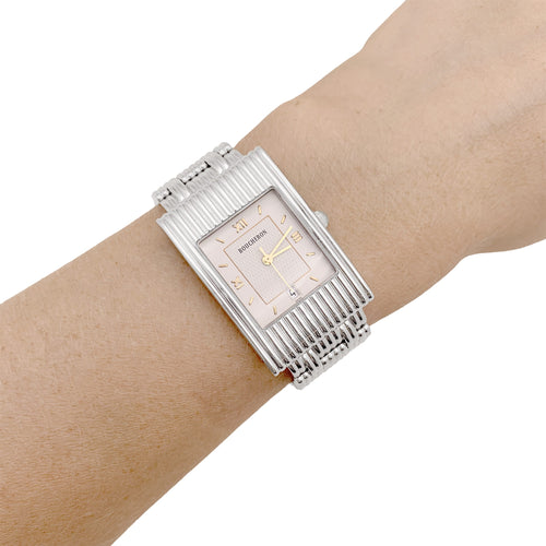 Montre Boucheron Reflet - Montre grand modèle en acier 58 Facettes 34858