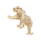 Broche Broche Cartier, "Panthère", or jaune, émail, émeraudes. 58 Facettes 34989