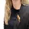 Broche Broche Cartier, "Panthère", or jaune, émail, émeraudes. 58 Facettes 34989