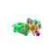 Bague 51 Dior Milly Carnivora - Bague en or blanc laque et pierres précieuses 58 Facettes 35043